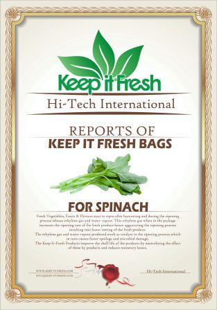  KIF Bags for Spinach